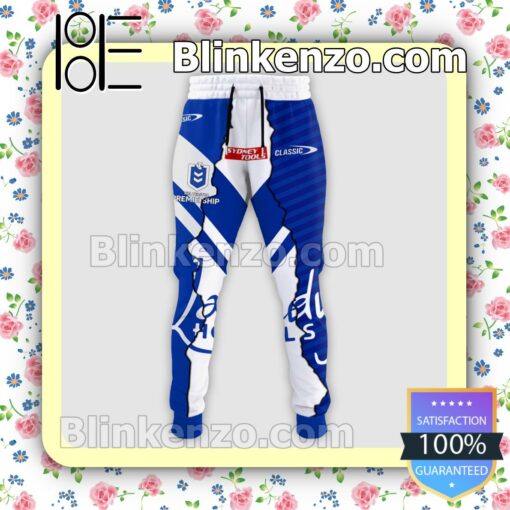 Canterbury-bankstown Bulldogs Nrl Laundy Hotels Pullover Jacket Sweatpants Set