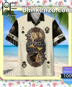 Casino Poker The King Summer Aloha Shirt