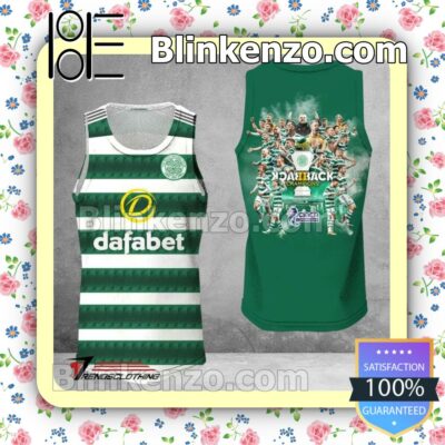 All Over Print Celtic F.c Back To Back Champions Dafabet Jacket Polo Shirt