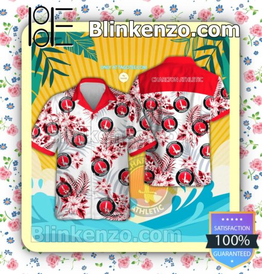 Charlton Athletic UEFA Beach Aloha Shirt