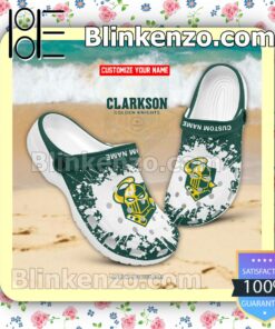 Clarkson Golden Knights Crocs Sandals Slippers