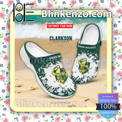 Clarkson Golden Knights Crocs Sandals Slippers