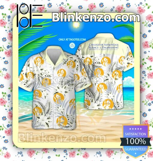 College of Nanoscale Science and Engineering University at Albany Summer Aloha Shirt