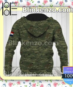 Top Rated Croatia Coat Of Arms Camouflage Personalized Jacket Polo Shirt