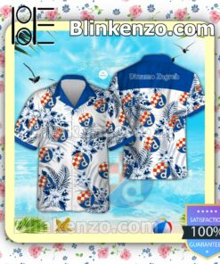 Dinamo Zagreb UEFA Beach Aloha Shirt