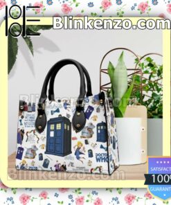 Doctor Who Pattern Leather Bag