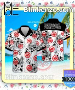 Eintracht Frankfurt UEFA Beach Aloha Shirt