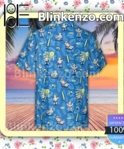 New Fallout 76 Nuclear Winter Summer Beach Men Summer Shirt