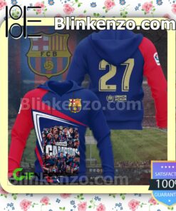 Fc Barcelona La Liga 2023 Campions Jacket Polo Shirt a