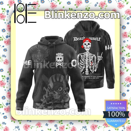Five Finger Death Punch Skeleton You've Gotta Burn Somebody To Learn Somebody Personalized Jacket Polo Shirt b