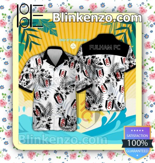 Fulham FC UEFA Beach Aloha Shirt