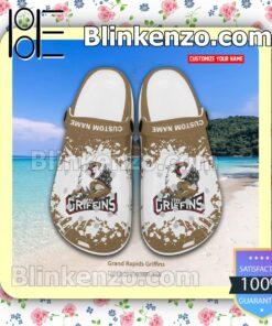 Grand Rapids Griffins Crocs Sandals Slippers a