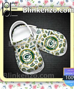 Awesome Green Bay Packers Pattern Women Crocs Clogs