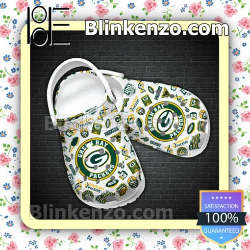 Awesome Green Bay Packers Pattern Women Crocs Clogs