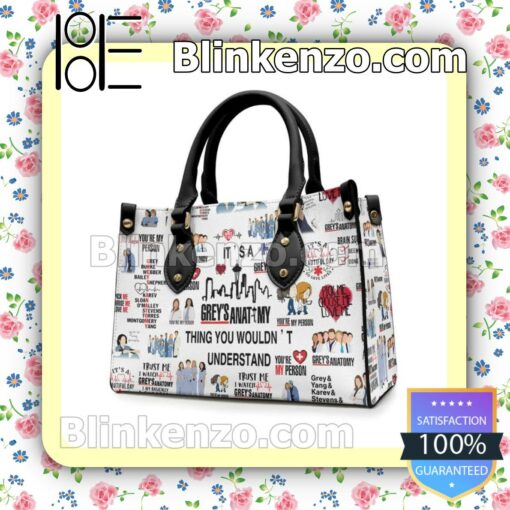 Top Rated Grey's Anatomy Tv Series Leather Bag