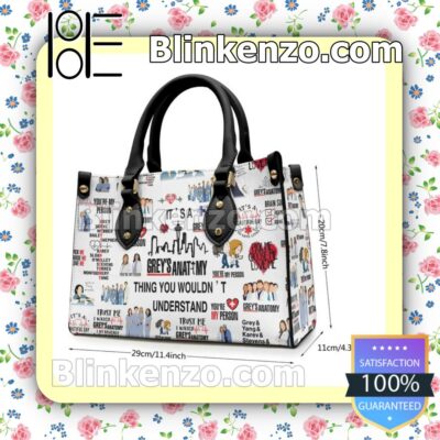 Wonderful Grey's Anatomy Tv Series Leather Bag