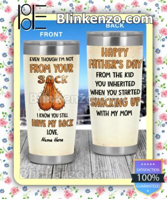 Top Rated Happy Father's Day From The Kid You Inherited When You Started Shacking Up With My Mom Dad Gift Mug Cup