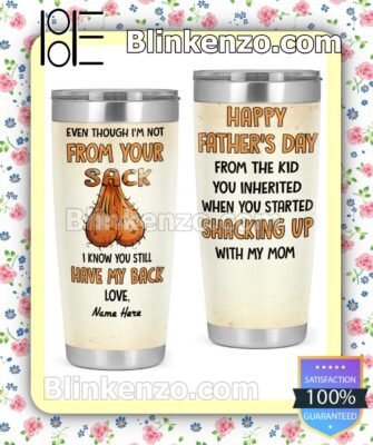 Review Happy Father's Day From The Kid You Inherited When You Started Shacking Up With My Mom Dad Gift Mug Cup
