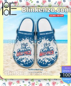 Hartford Wolf Pack Crocs Sandals Slippers a