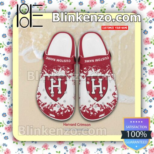 Harvard Crimson Crocs Sandals Slippers a