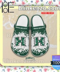 Hawaii NCAA Crocs Sandals a