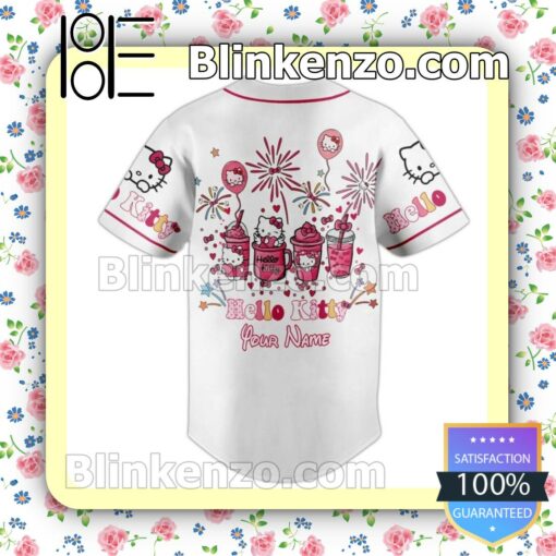 Great Hello Kitty You Make Me Happy Personalized Hip Hop Jerseys