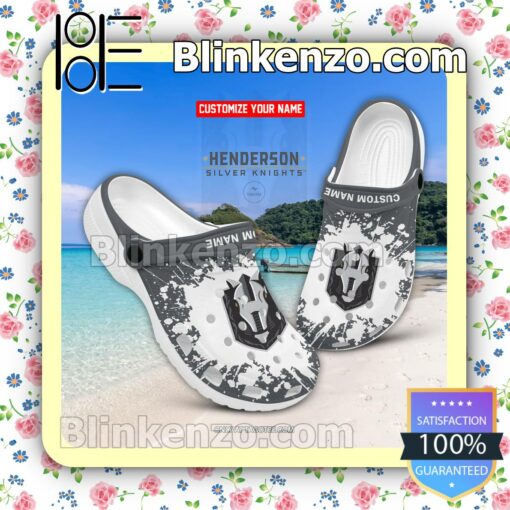Henderson Silver Knights Crocs Sandals Slippers