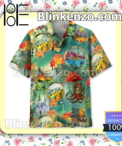 Beautiful Hiking Vintage Colorful Men Summer Shirt