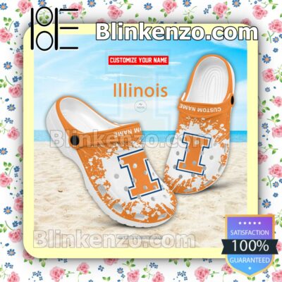 Illinois NCAA Crocs Sandals