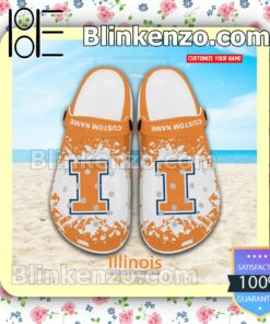 Illinois NCAA Crocs Sandals a