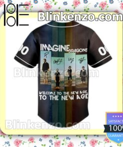 Real Imagine Dragons Welcome To The New Age Personalized Hip Hop Jerseys