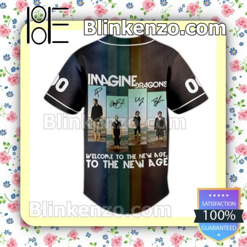 Real Imagine Dragons Welcome To The New Age Personalized Hip Hop Jerseys