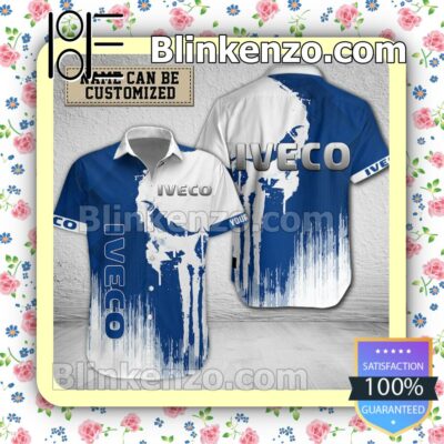 Iveco Punisher Skull Casual Shirts