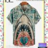 Jaws By Dave Quiggle Men Summer Shirt