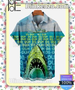 Jaws Shark Da-dum Men Summer Shirt
