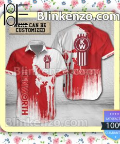 Kenworth Punisher Skull Casual Shirts