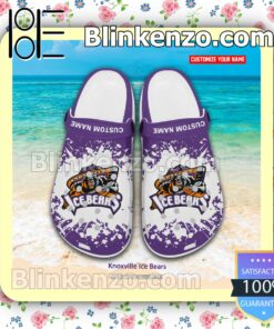 Knoxville Ice Bears Crocs Sandals Slippers a