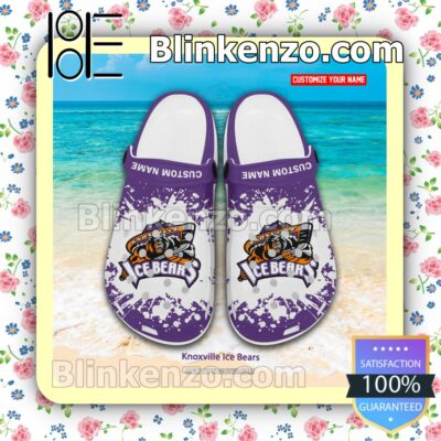 Knoxville Ice Bears Crocs Sandals Slippers a