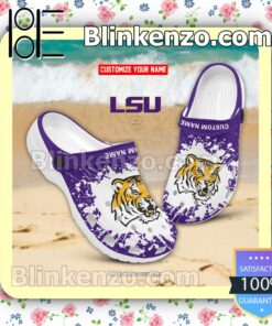 LSU Tigers NCAA Crocs Sandals