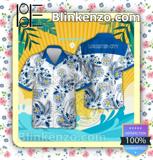 Leicester City UEFA Beach Aloha Shirt