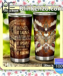 Listen To The Wind It Talks Listen To The Silence It Speaks Native Gift Mug Cup