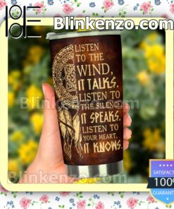 Listen To The Wind It Talks Listen To The Silence It Speaks Native Gift Mug Cup a