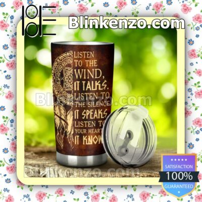 Listen To The Wind It Talks Listen To The Silence It Speaks Native Gift Mug Cup c