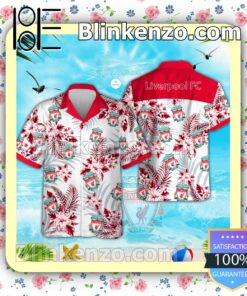 Liverpool UEFA Beach Aloha Shirt