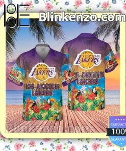 Los Angeles Lakers Toucans Bird Men Summer Shirt