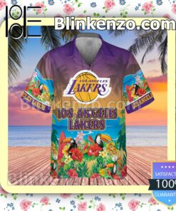 POD Los Angeles Lakers Toucans Bird Men Summer Shirt