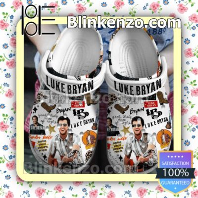 Luke Bryan Music Crocs Sandals