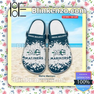 Maine Mariners Crocs Sandals Slippers a