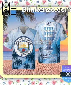 Manchester City Uefa Champions Season 22-23 Men Summer Shirt