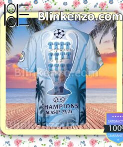 Manchester City Uefa Champions Season 22-23 Men Summer Shirt b